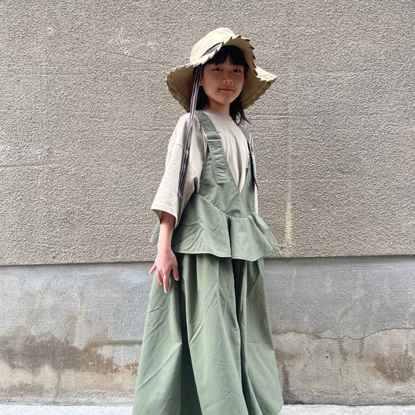 ヌヌフォルム/nunuforme　レイヤードフリルジャンスカ　　[10-nf25-498-025A] ブラック