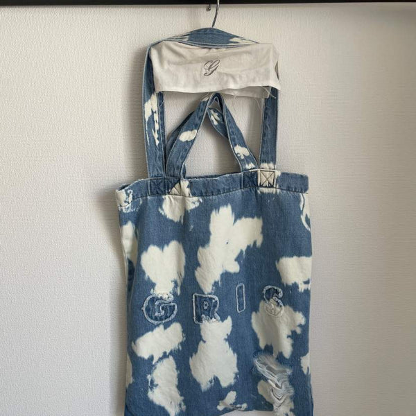 GRIS/グリ/Denim 2way tote bag(HAND BLEACH) GR26SS-AC001A,B