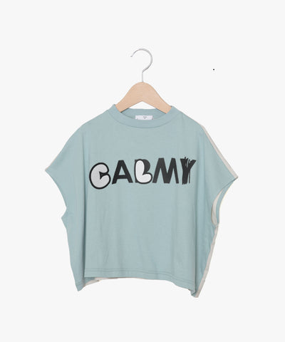 ☆予約☆KIDS KAA　bedsidedrama/ベッドサイドドラマ  CALM Color Panel Relax Tee（MINT BEIGE)　KAA25SS-03B