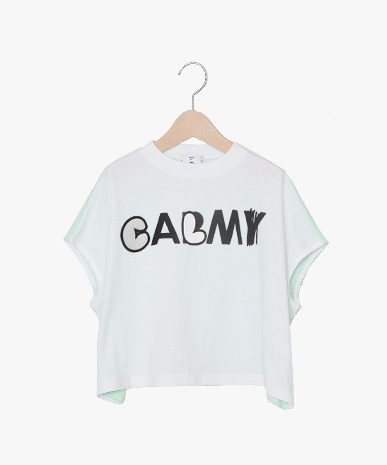 ☆予約☆KIDS KAA　bedsidedrama/ベッドサイドドラマ  CALM Color Panel Relax Tee（WHITR MINT)　KAA25SS-03B