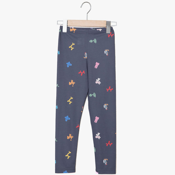 ☆予約☆KIDS KAA　bedsidedrama/ベッドサイドドラマArts&Crafts Leggins（BALOON BLACK)　KAA25SS-04