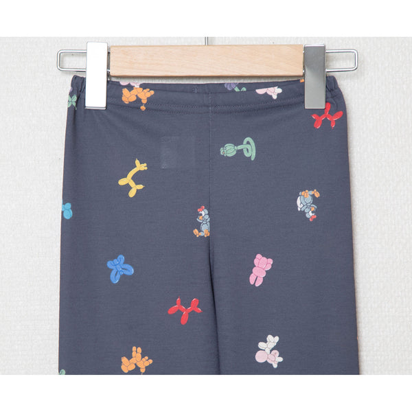 ☆予約☆KIDS KAA　bedsidedrama/ベッドサイドドラマArts&Crafts Leggins（BALOON BLACK)　KAA25SS-04