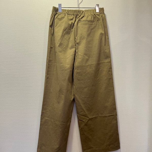 24AW　TANG/タング　コットンストレッチチノパンツ（ダークベージュ）2225418ES