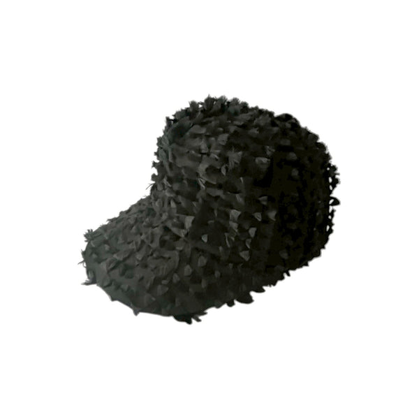 frankygrow/フランキーグロウ RIBBON ORGANDY CAP (BLACK) 26SHT-139