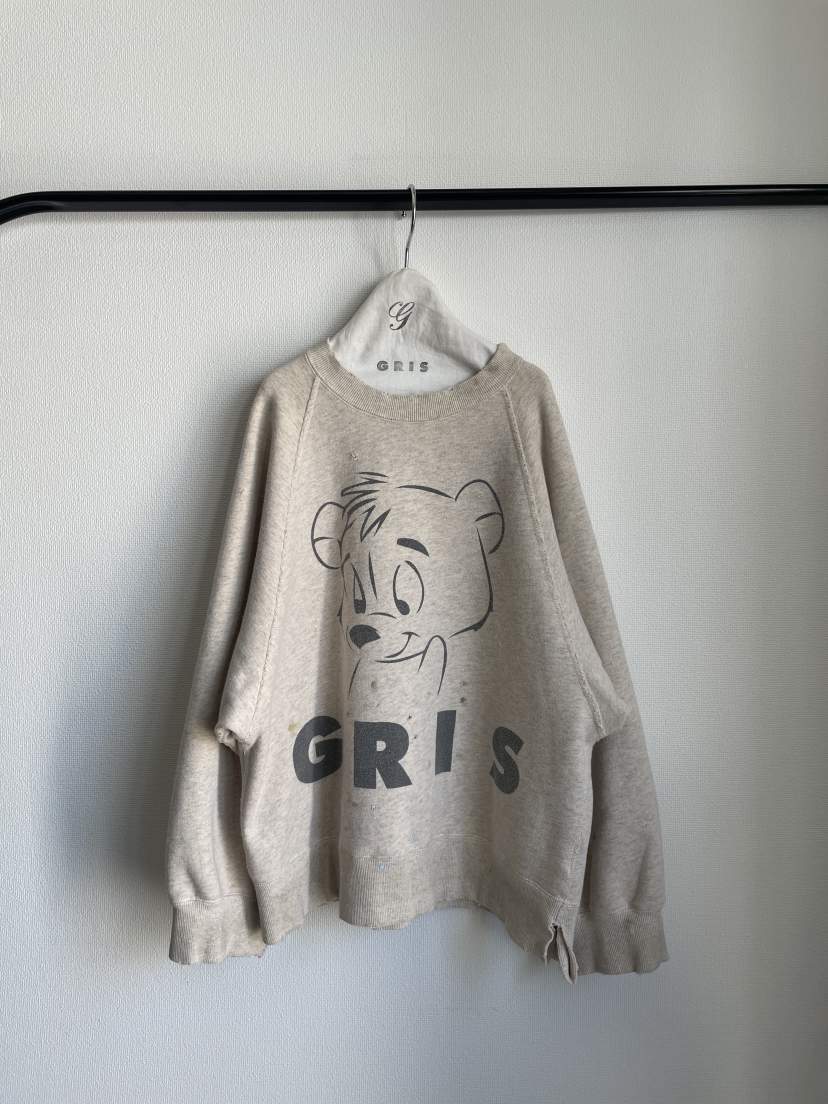 GRIS/구리/ 빈티지 스웨트(오트밀) GR25awcu002