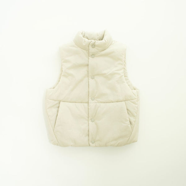 25aw MOUNTEN./Mountain puff vest (sand)MV021804