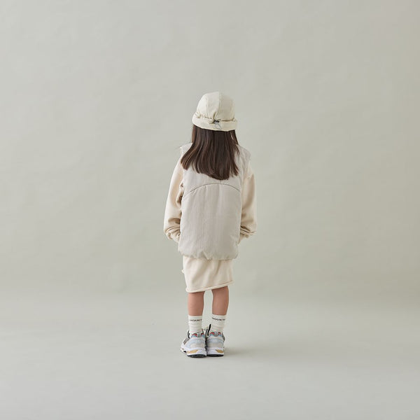 25aw MOUNTEN./Mountain puff vest (sand)MV021804