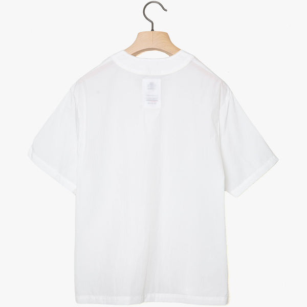 ✩25SS予約✩　STOF/ストフ　37.5® SAMUE Henry Neck Shirt（WHITE）SF25SS-06　3月入荷予定