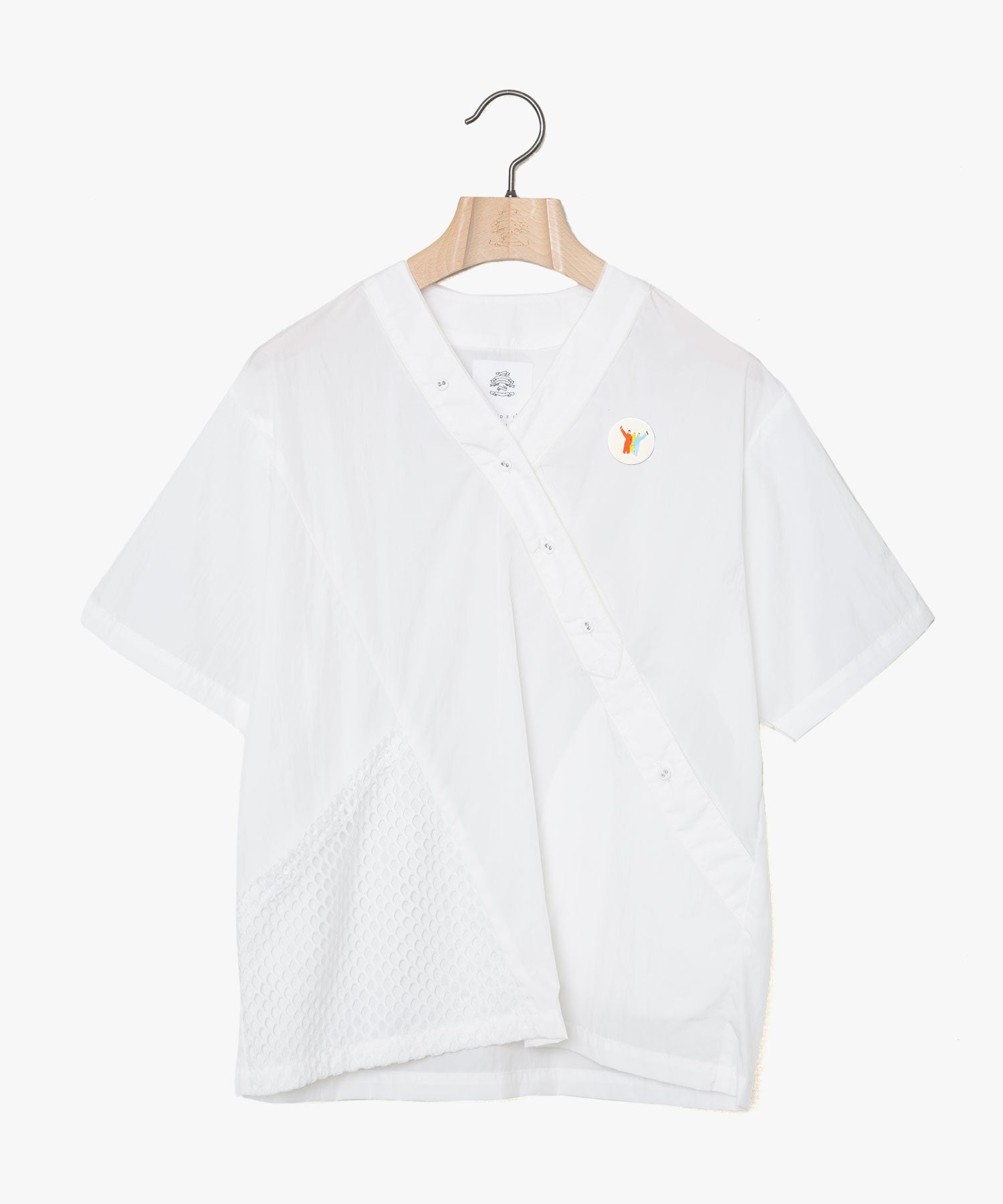 ✩25SS予約✩　STOF/ストフ　37.5® SAMUE Henry Neck Shirt（WHITE）SF25SS-06　3月入荷予定