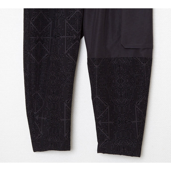 ✩25SS予約✩　　STOF/ストフ　Stone Yard Floc Wide Pants（BLACK）SF25SS-10　2月入荷予定 (コピー)