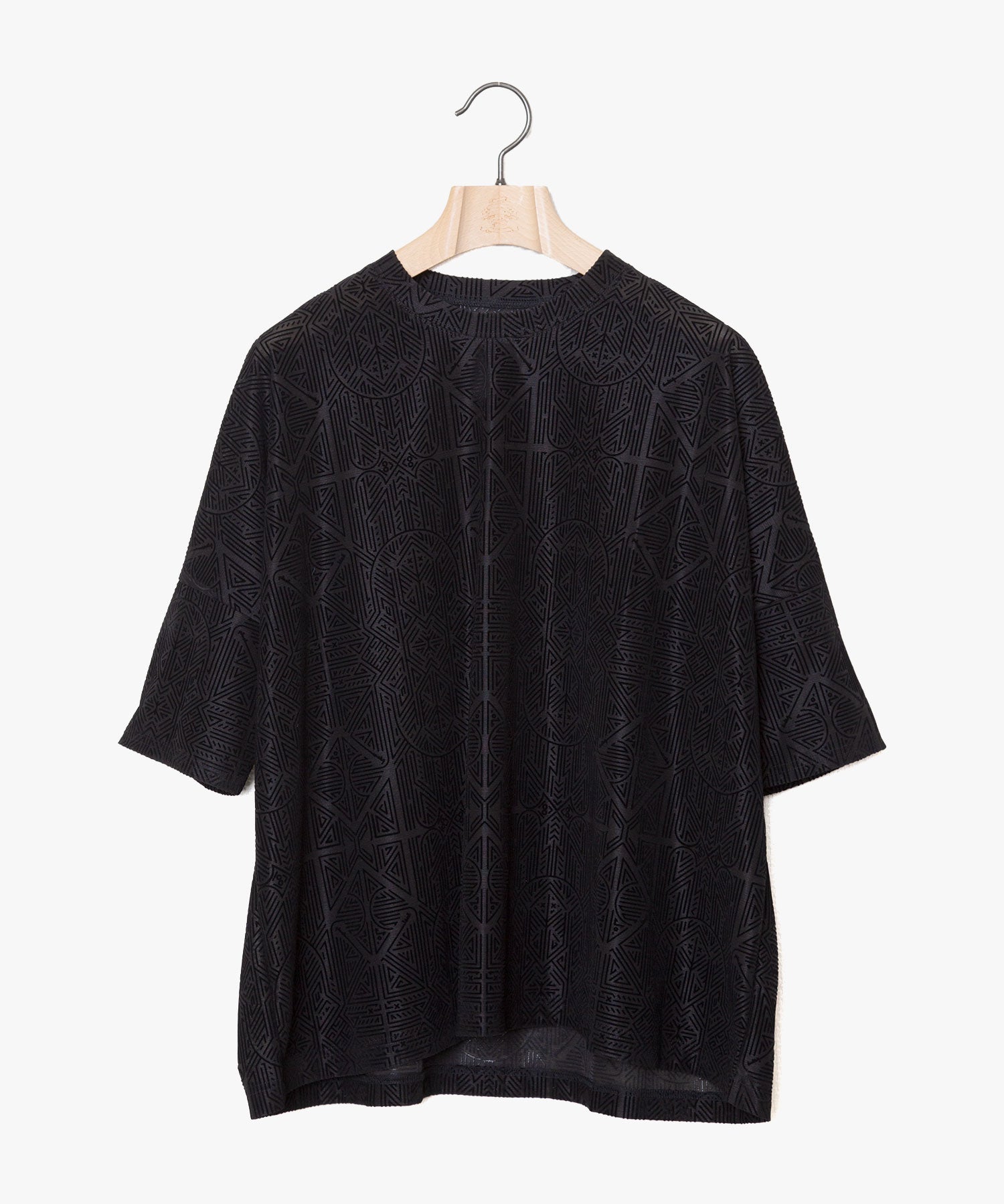 ✩25SS予約✩　　STOF/ストフ　Stone Yard Floc Tee（BLACK）SF25SS-12　3月入荷予定