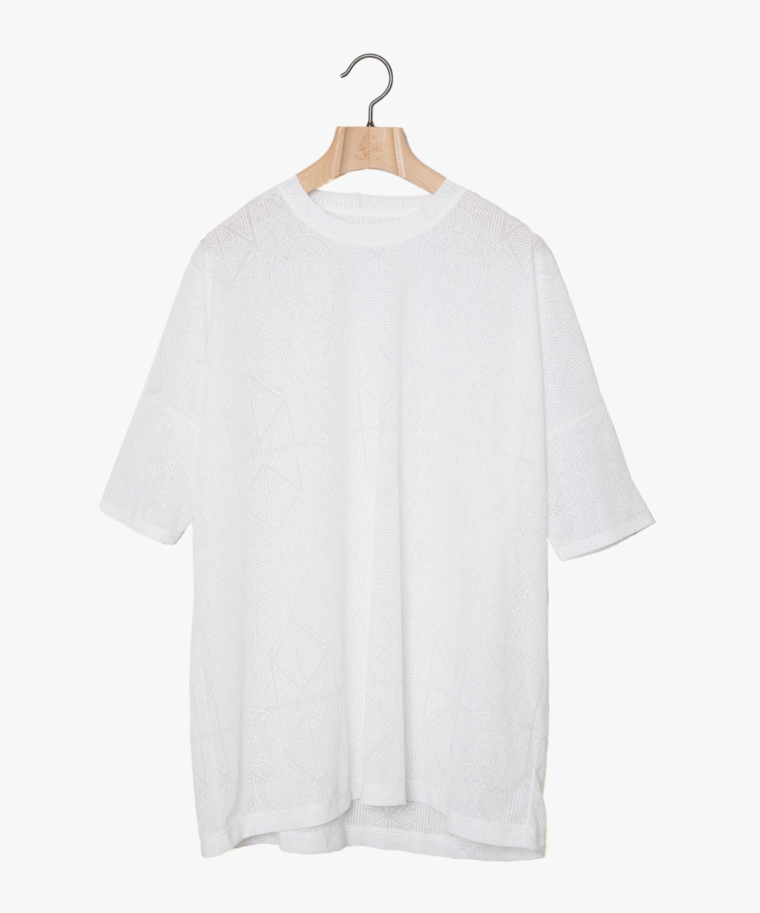 ✩25SS予約✩　　STOF/ストフ　Stone Yard Floc Tee（WHITE）SF25SS-12　3月入荷予定