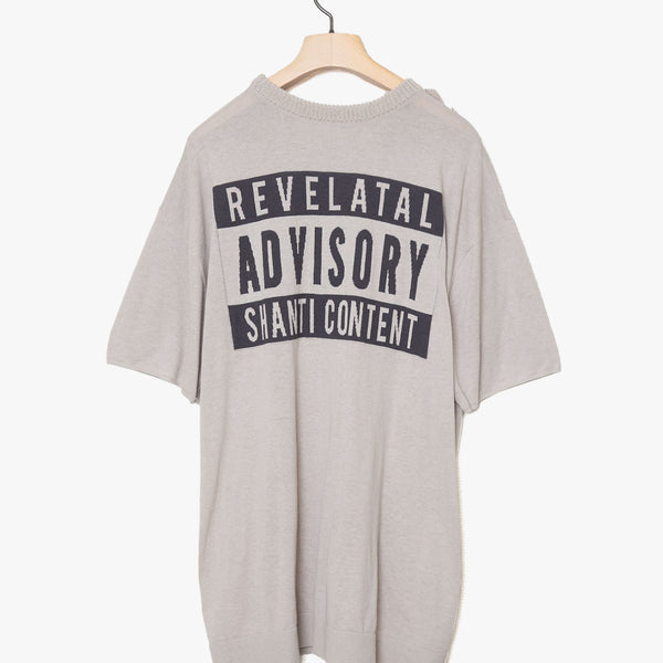 ✩25SS予約✩　　STOF/ストフ　ADVISORY Summer Knit Tee（G.BEIGE）SF25SS-15　3月入荷予定