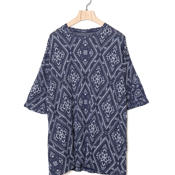 ✩25SS予約✩　　STOF/ストフ　Bandana JQ Big Tee（NAVY）SF25SS-17　 2月入荷予定