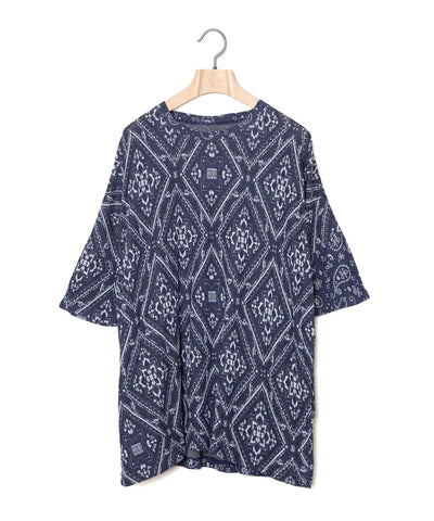 ✩25SS予約✩　　STOF/ストフ　Bandana JQ Big Tee（NAVY）SF25SS-17　 2月入荷予定