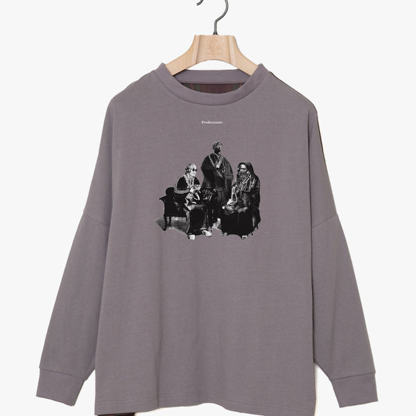 ✩25SS予約✩　　STOF/ストフ　OMNIBUS L/S Tee　Predecessor（GREY）SF25SS-21C　 2月入荷予定