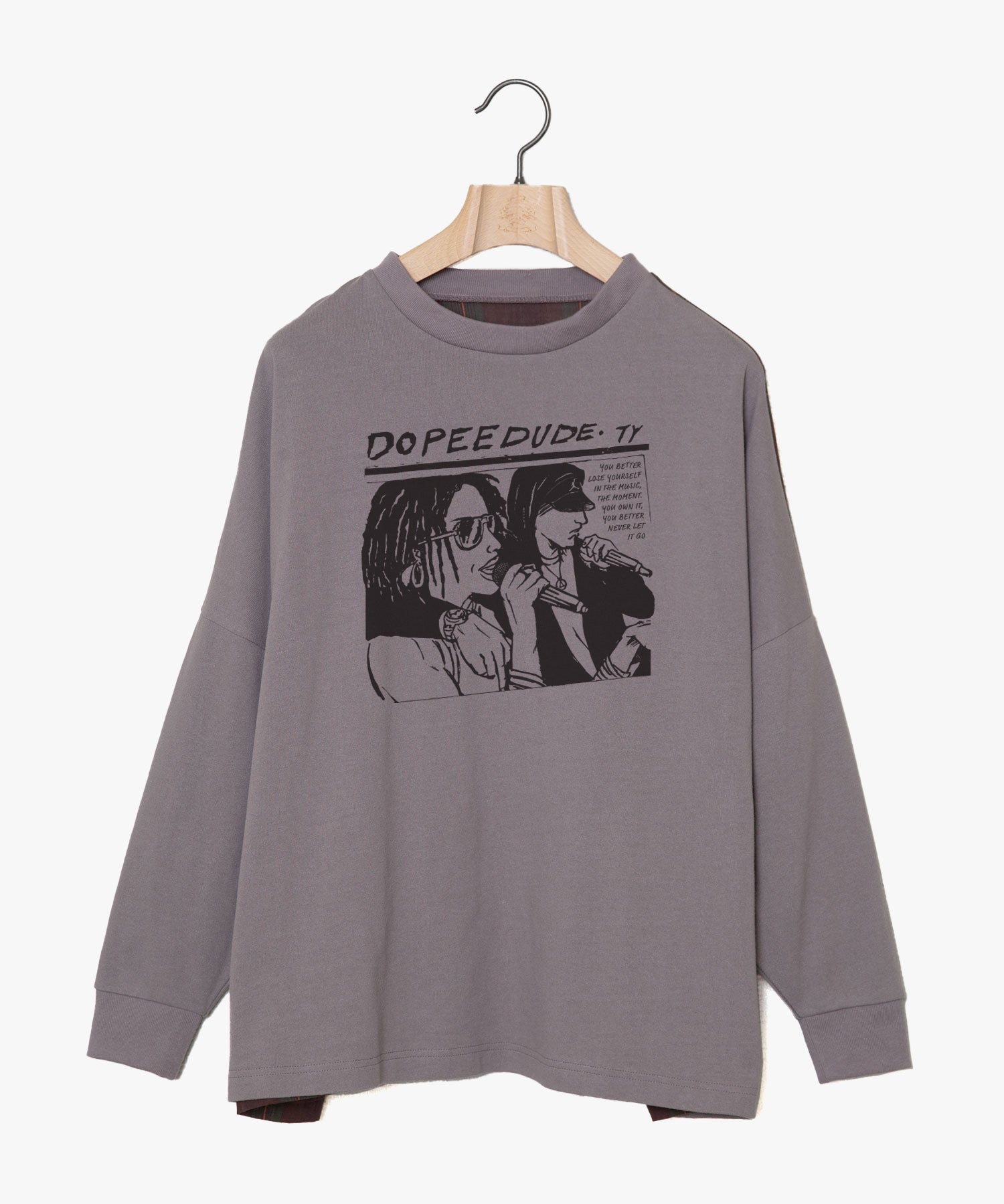 ✩25SS予約✩　　STOF/ストフ DOPEE DUDE L/S Tee　（GRAY）SF25SS-21D　2 月入荷予定