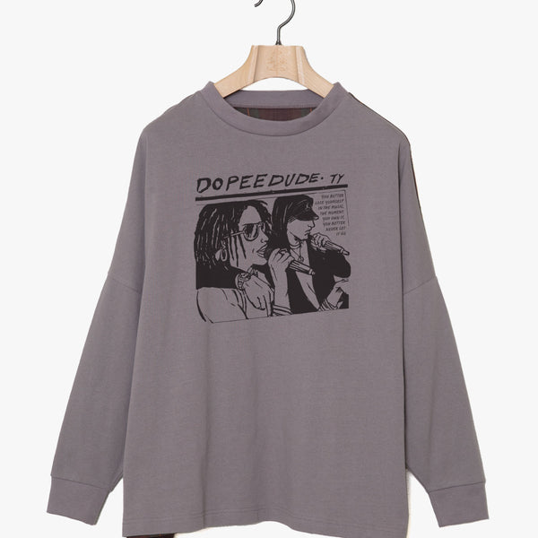 ✩25SS予約✩　　STOF/ストフ DOPEE DUDE L/S Tee　（GRAY）SF25SS-21D　2 月入荷予定