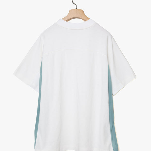 ✩25SS予約✩　　STOF/ストフ　Edition Embroi Mix Tee　（OFFWHITE）SF25SS-22A　2月入荷予定