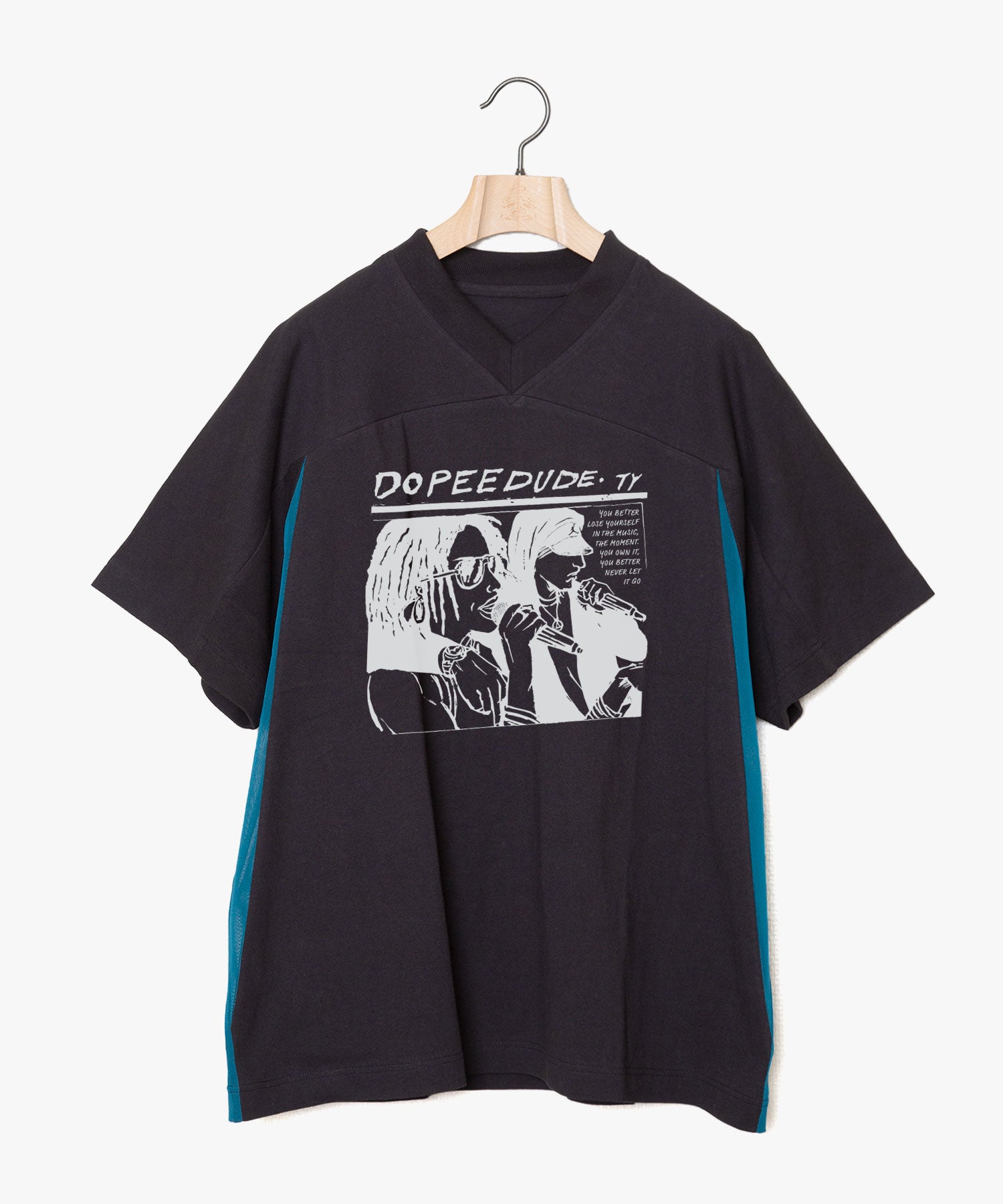 ✩25SS予約✩　　STOF/ストフ DOPEE DUDE Mix Tee（BLACK）SF25SS-24D　2月入荷予定