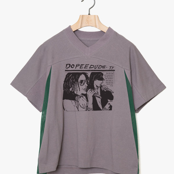 ✩25SS予約✩　　STOF/ストフ DOPEE DUDE Mix Tee（GRAY）SF25SS-24D　2月入荷予定