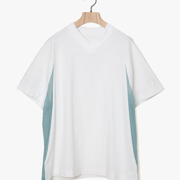 ✩25SS予約✩　　STOF/ストフ Simple Mix Tee（OFFWHITE）SF25SS-24E 2月入荷予定