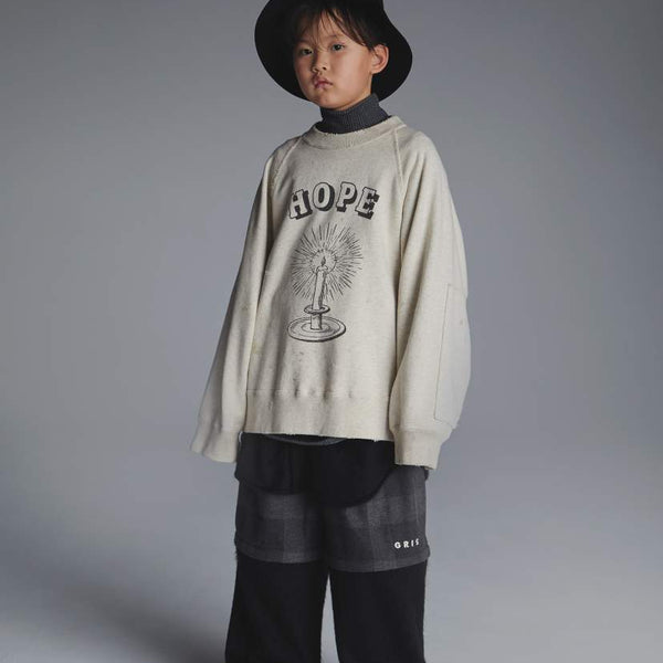 GRIS/グリ/  "HOPE" vintage sweat GR24AW-CU004B OATMEAL