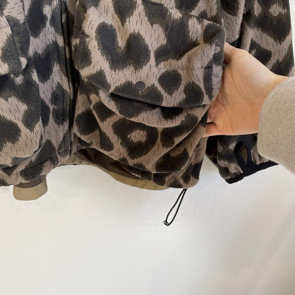 GRIS/グリ/  Leopard Flaase Big Pocket Blouson GR24AW-JK005 GREIGE