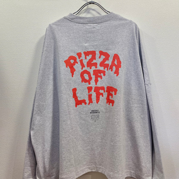 STOF/STOF PIZZA OF LIFE L/S T-SHIRT (OATMEAL) SF25AW-20B