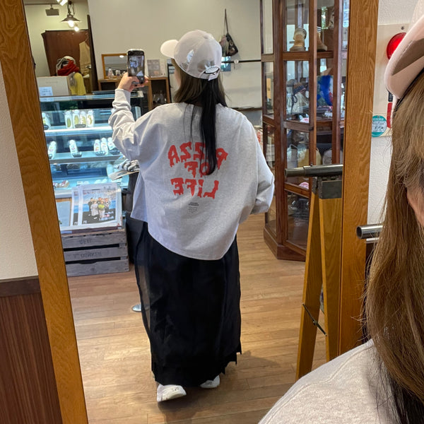 STOF/STOF PIZZA OF LIFE L/S T-SHIRT (OATMEAL) SF25AW-20B