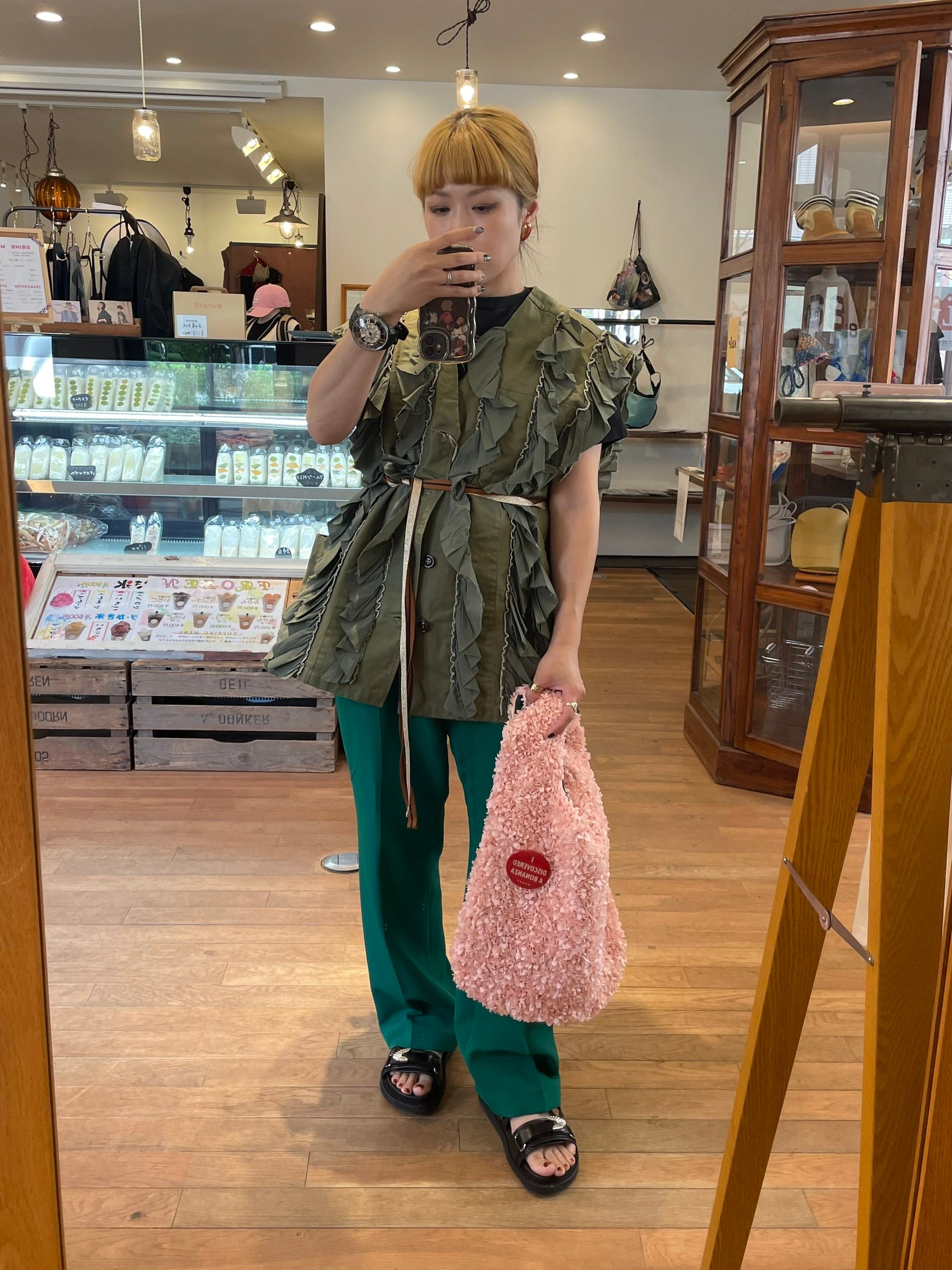 今日だけ価格特価MARET フリルベスト MARET/マレ ミリタリーフリルベスト（KHAKI）M25A26 – SESSIONS_JAPAN