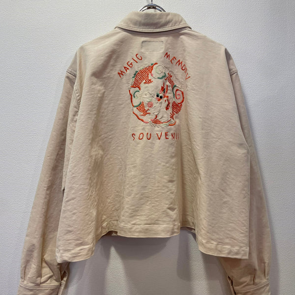 MARET/Maret Souvenir Cropped Shirt (Kinari) M25A12