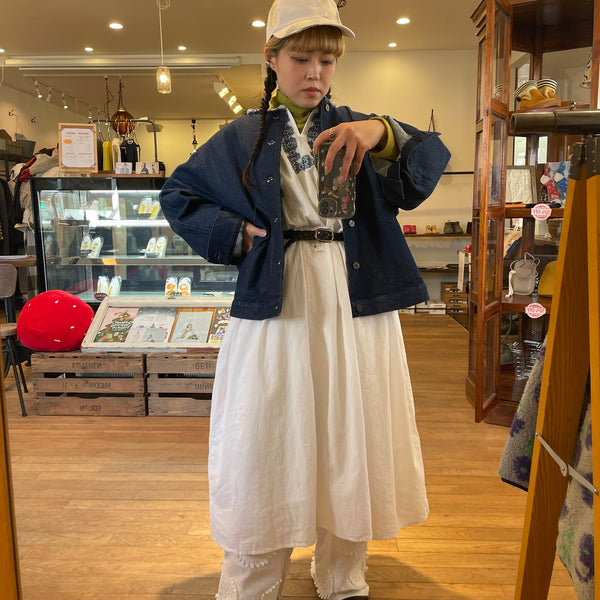 TANG/Tang 12oz cotton denim jacket (indigo) 2225311ES