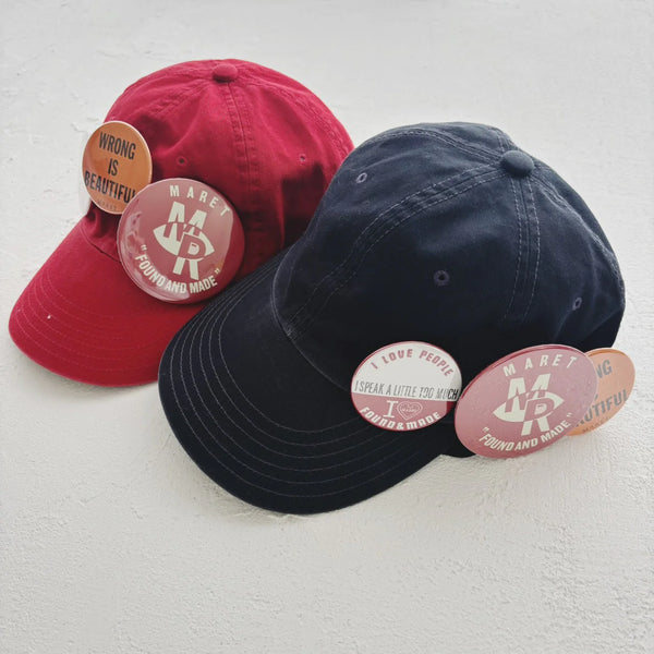 MARET/マレ   ツイルバッチモリモリキャップ（RED）M236G95