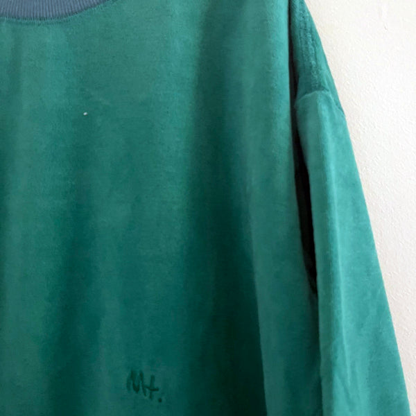 MOUNTEN./マウンテン velours longsleeve/MT85B-1615/green