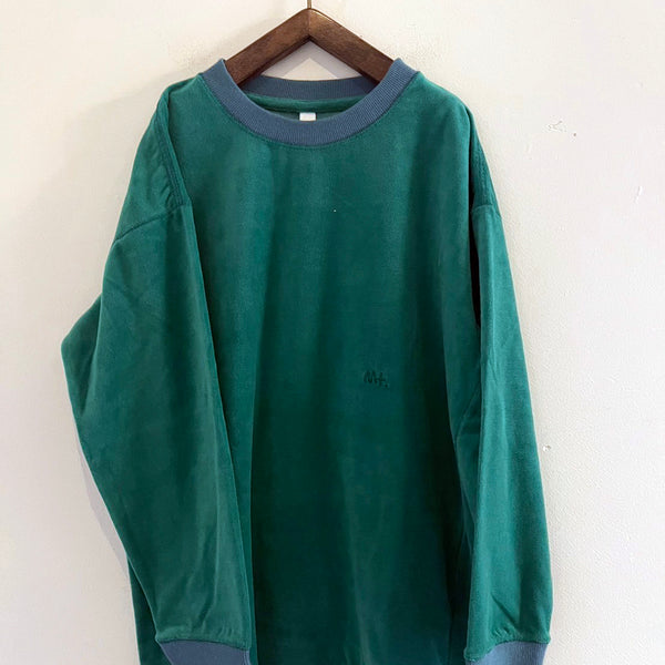 MOUNTEN./マウンテン velours longsleeve/MT85B-1615/green