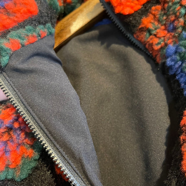 MOUNTEN./Mountain flower boa blouson (black) MB301439