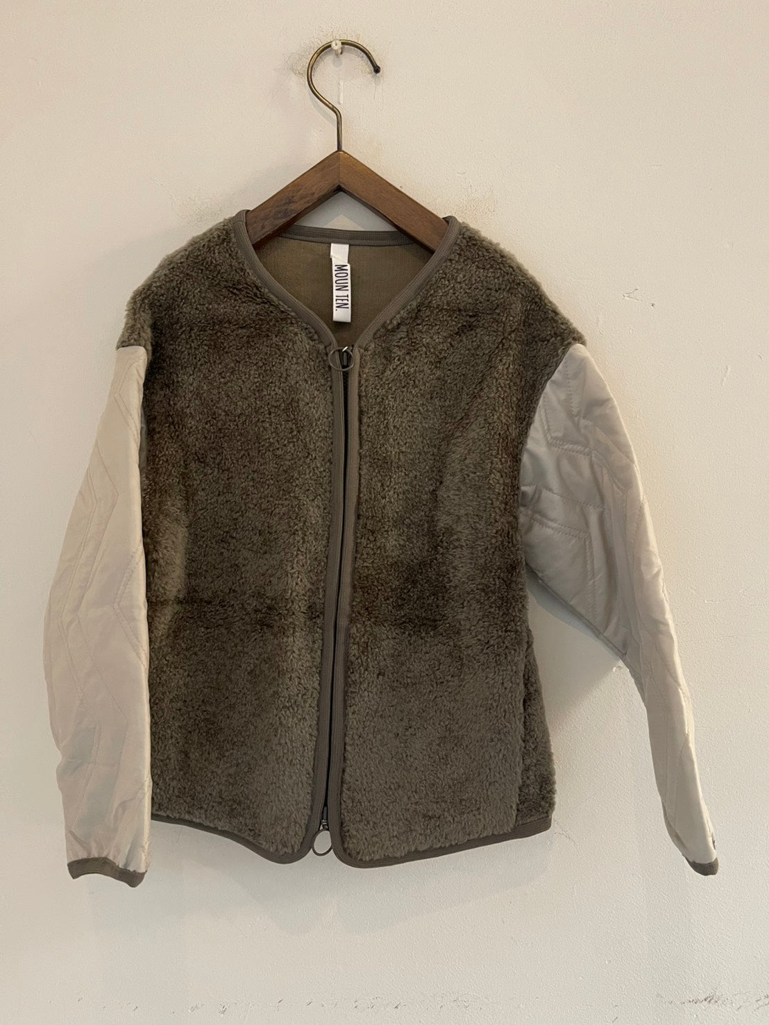 MOUNTEN./Mountain quilt boa blouson(grage)mb12a-1416a