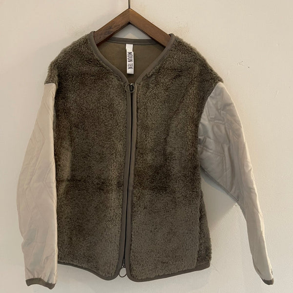 MOUNTEN./Mountain quilt boa blouson(grage)mb12a-1416a