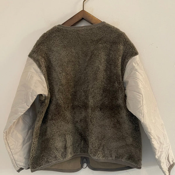 MOUNTEN./Mountain quilt boa blouson(grage)mb12a-1416a