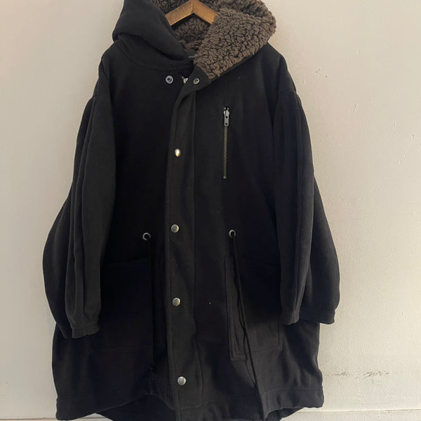 ☆SALE☆25aw nunuforme fleece coat (black)
