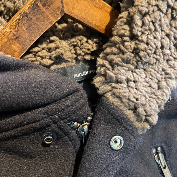 ☆SALE☆25aw nunuforme fleece coat (black)