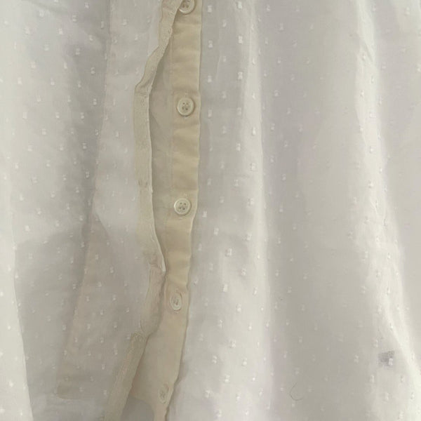 MARET/マレ   ムラ糸アンティークコスチュームブラウス（WHITE）M236S12