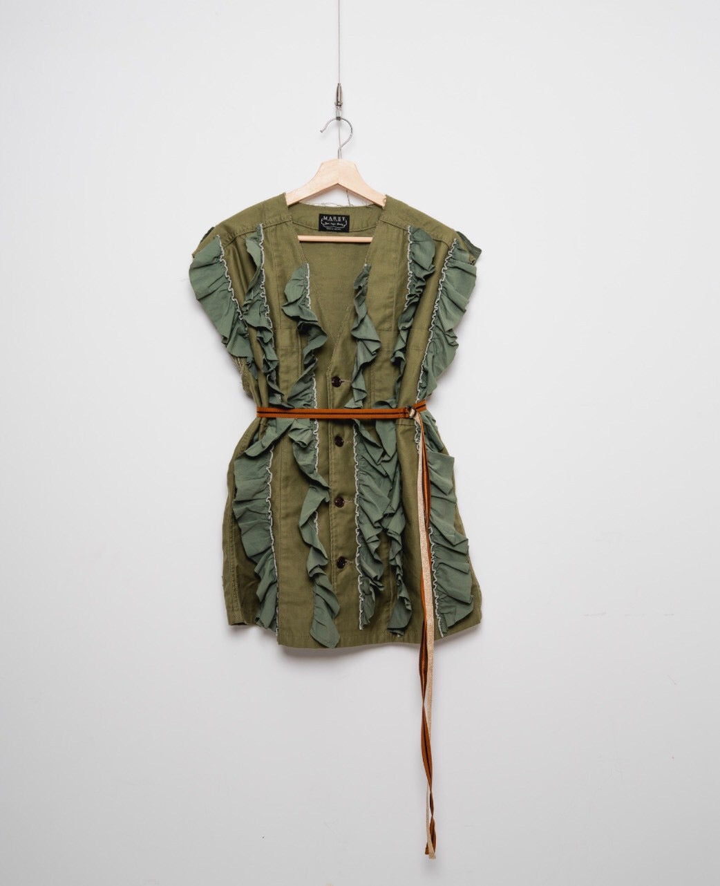 MARET military frill vest (KHAKI) M25A26