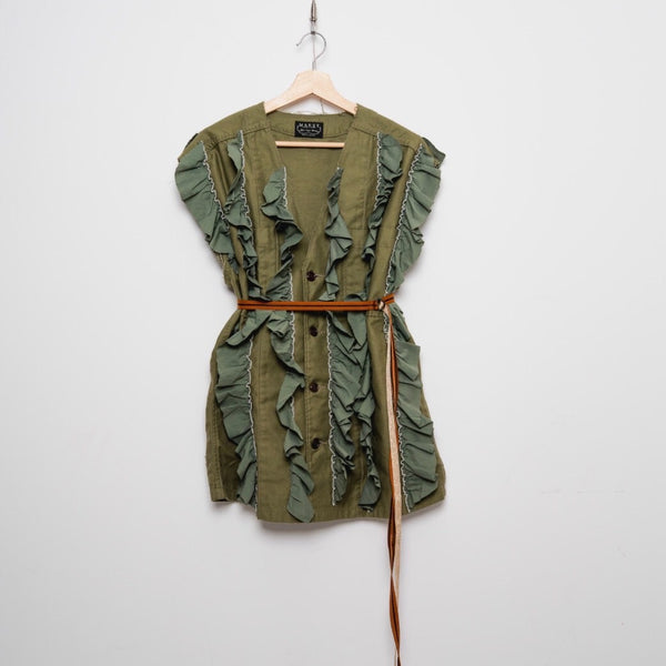 MARET military frill vest (KHAKI) M25A26