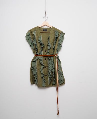 MARET military frill vest (KHAKI) M25A26