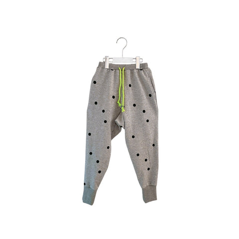 frankygrow/Franky Grow DOTS SWEAT PANTS (gray-black dots) 25FWBT-380