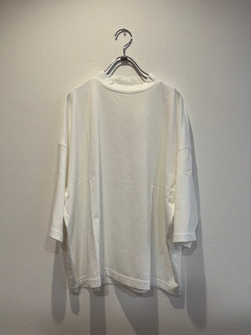 ESTROISLOSE / エストゥロワルーズ　7分袖Tシャツ　（ホワイト）EC23116