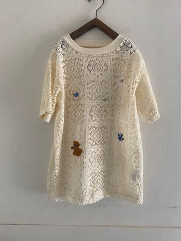 SALE50%OFF GotoHollywood/GotoHollywood 1242103 Lace Patch T (White)