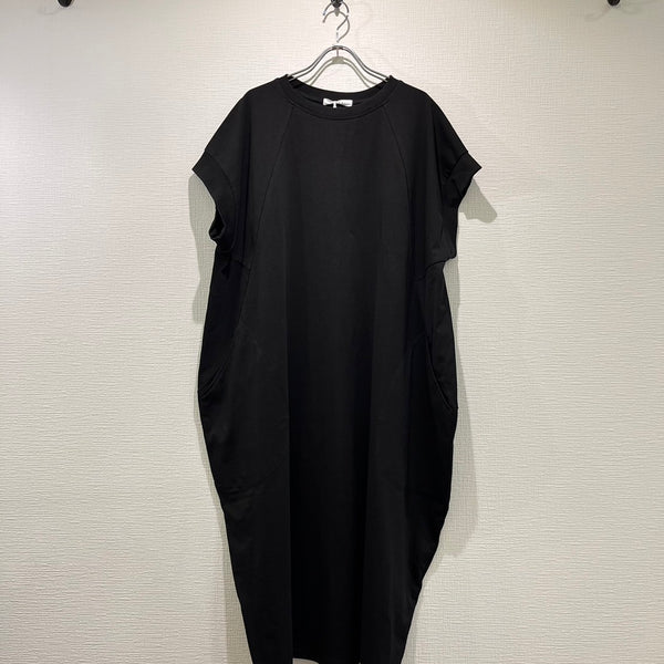 TANG/タング　　　32/2 Singed Cotton Single Jersey (ブラック）2215507